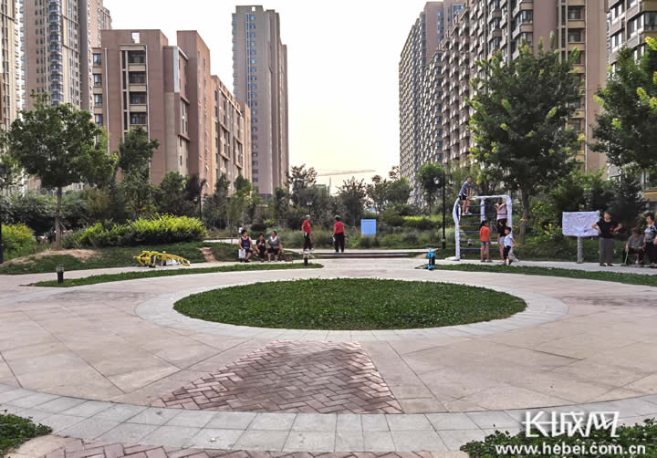 邢台市祥和城小区.长城网记者郭洪杰摄