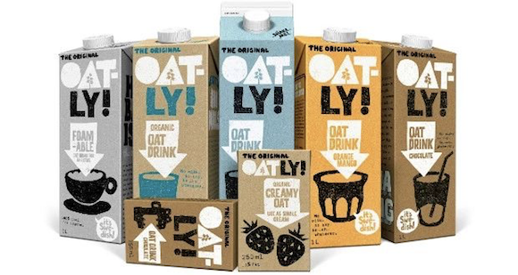 OATLY改良后的包装（图片来源：packagingnews）