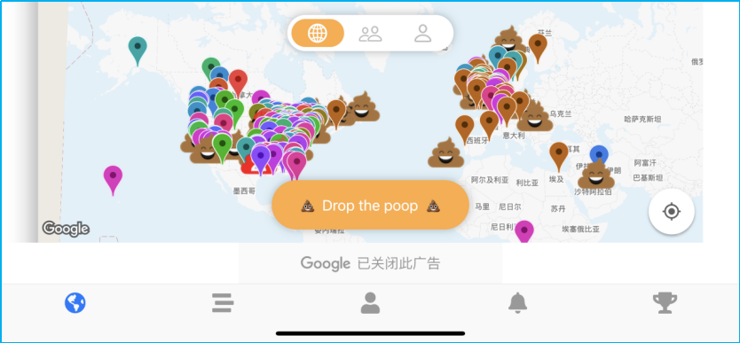 另外,就是通过纪念徽章的形式鼓励用户坚持用"poop map"记录排便,7 天