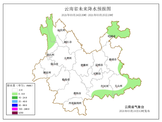 注意防范！云南多地森林火险气象等级维持高危险级别