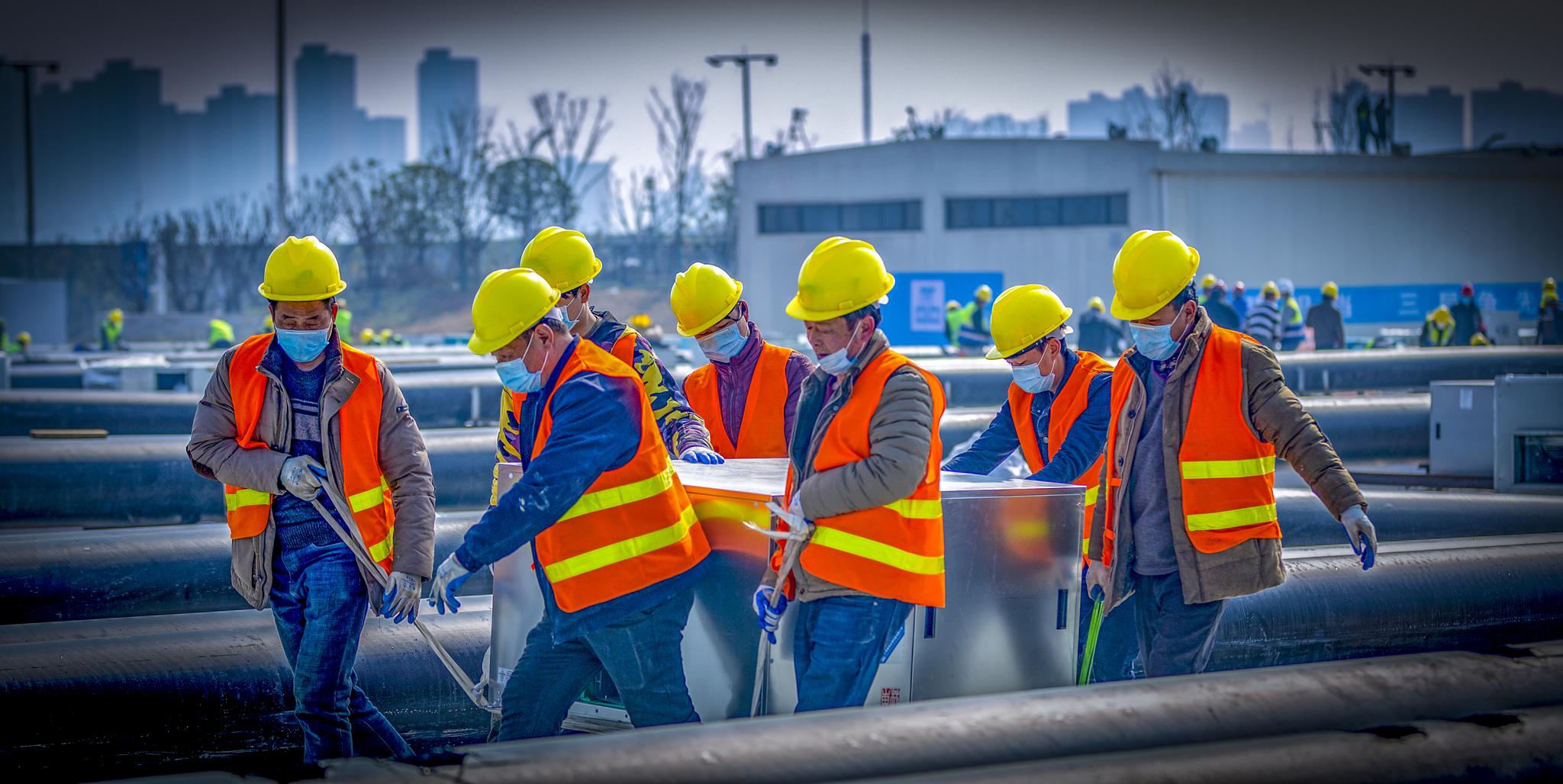 榜样故事火神山雷神山医院施工单位党组织最美建设者英雄的团队