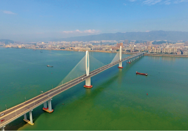 阅江大桥肇庆大桥扩建工程项目"黄金水道"扩能升级,通江达海.