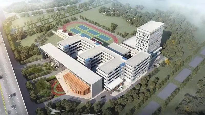 泾河新城第二学校(初中部)·地址:西咸新区泾河新城秦龙大道以西
