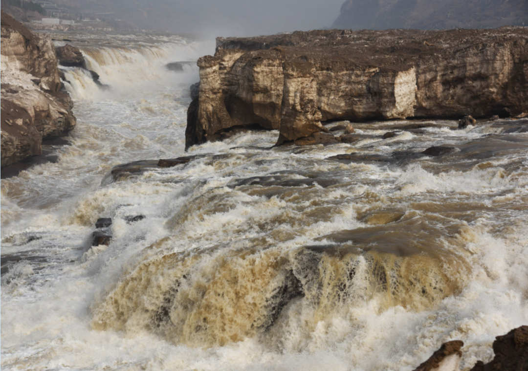 这是3月13日拍摄的黄河壶口瀑布.吕桂明摄
