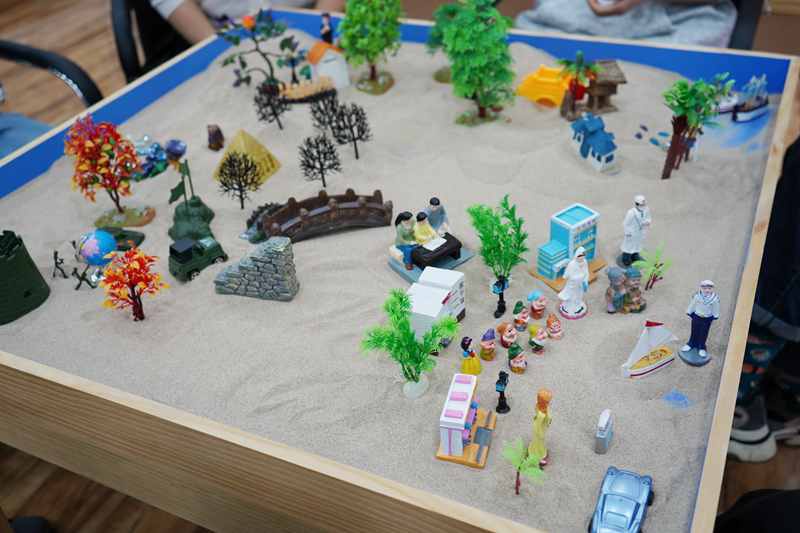 指间沙游61认识自我团体沙盘体验营完美结束