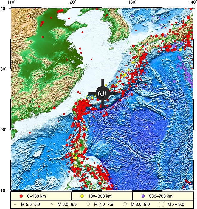 自然资源部海啸预警中心：中国台湾东北海域地震不会引发海啸