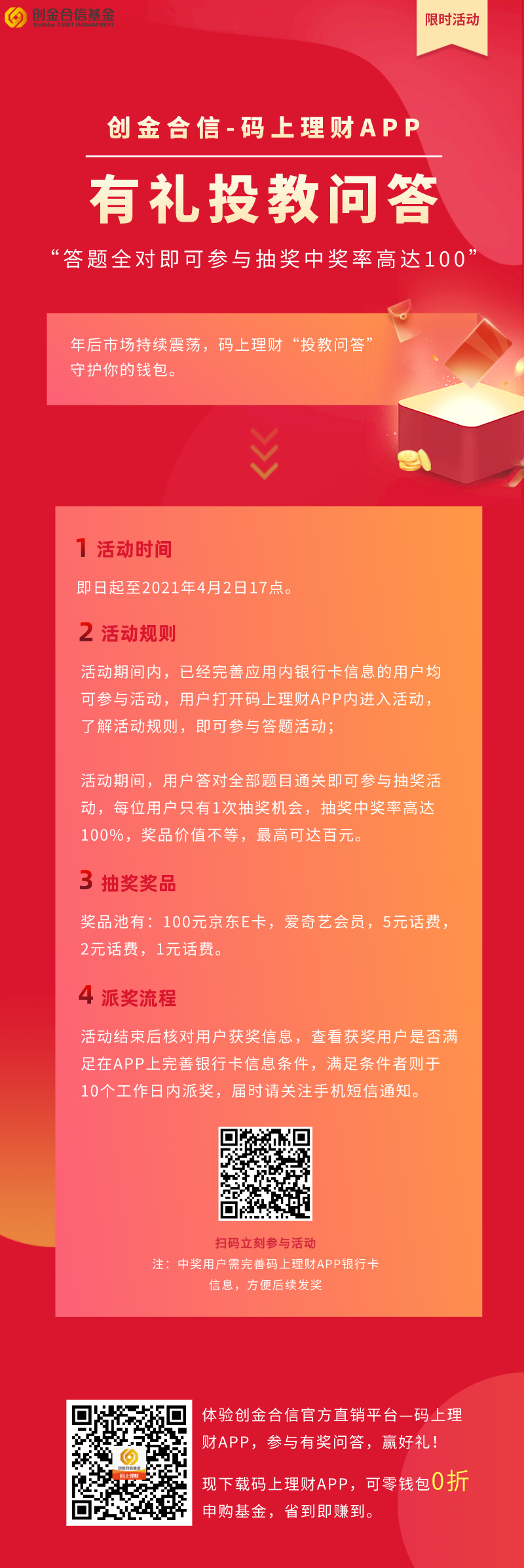 创金合信-码上理财APP有奖问答活动等你来