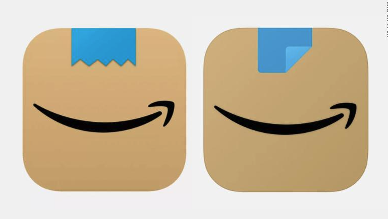亚马逊悄然改变应用程序图标 “包裹+微笑”设计