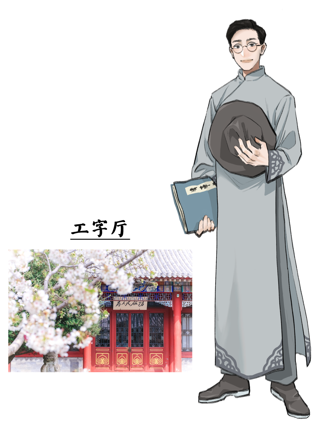 清华建筑拟人