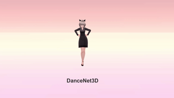 你能freestyle一段舞蹈吗？DanceNet3D：我可以！