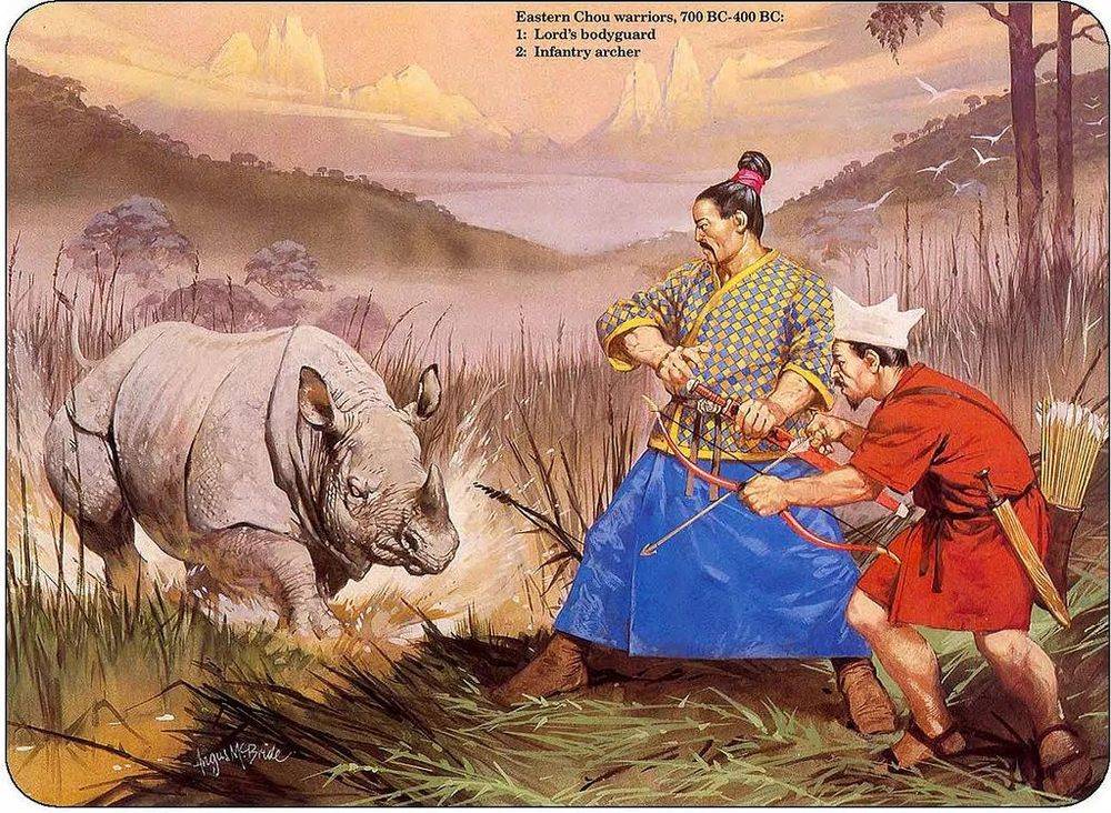国外艺术家对于周朝武士的想象图&nbsp;图/网络