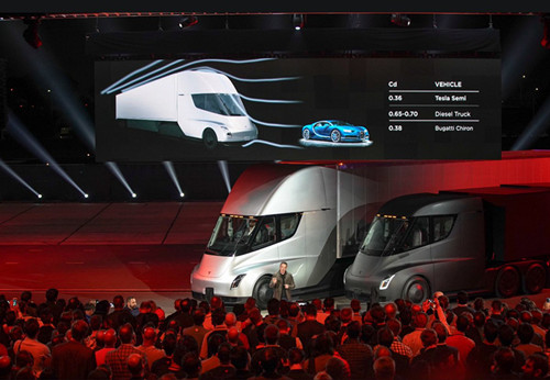 特斯拉电动卡车获得MHX公司10辆订单 百事公司此前已预订100辆