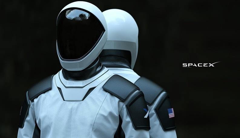 △SpaceX公司的宇航服（图片来源：SpaceX）
