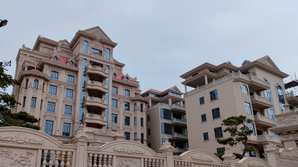在福建农村人人都有欧式豪宅