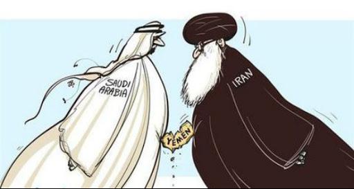 沙特和伊朗在也门问题上博弈已久（图片来源：当地媒体）