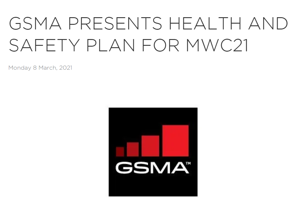 GSMA：有信心安全举办2021年MWC巴塞罗那活动