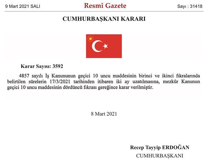 土耳其禁止裁员令再度延长两个月 出台以来已数次延长