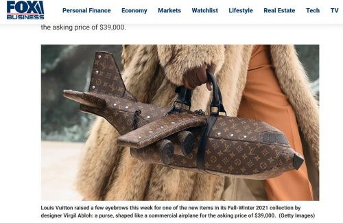 快讯lv推出39万美元飞机造型手袋系将日常用品转为可穿戴艺术品