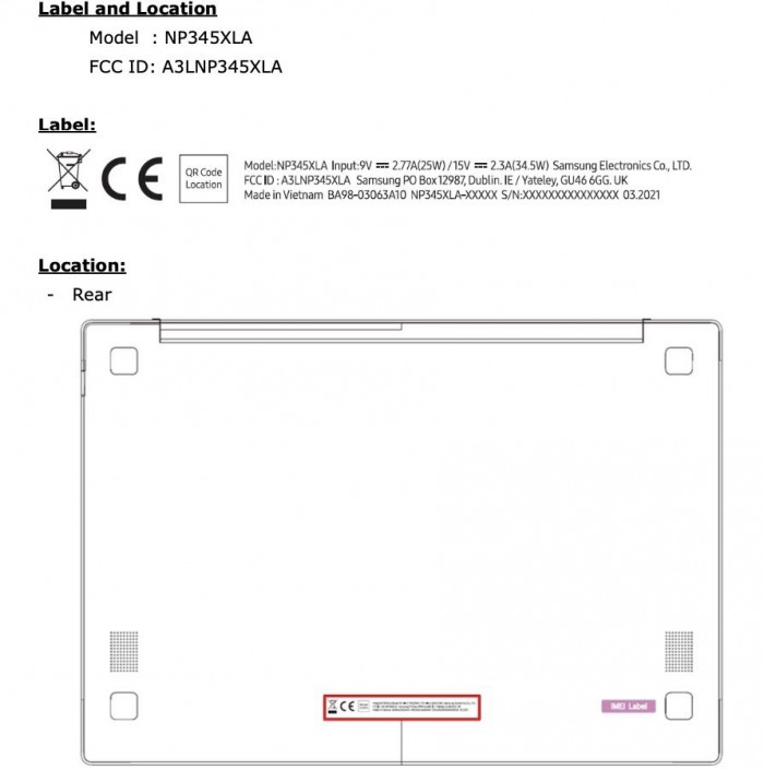 认证信息表明三星Galaxy Book Go即将上市