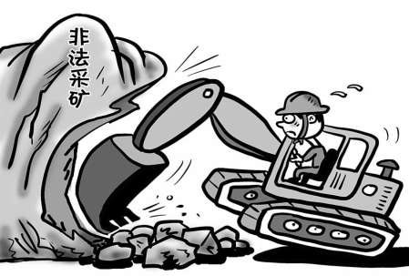 姚雯/漫画基本案情:2018年11月至2019年2月,郭某在未办理采矿许可证的