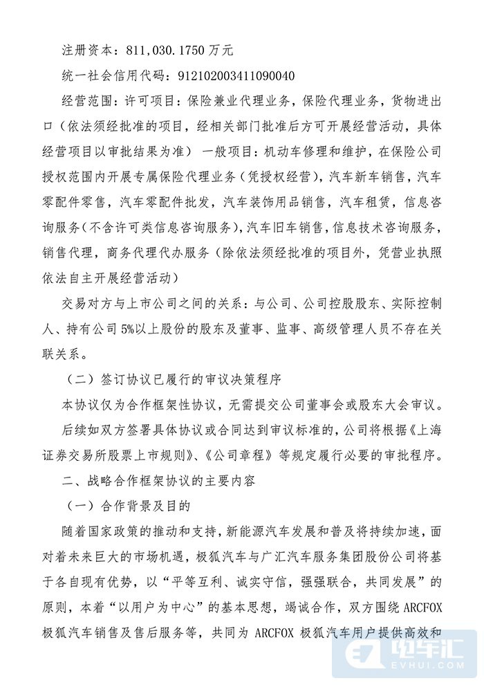 ARCFOX极狐汽车与广汇汽车签署战略合作协议