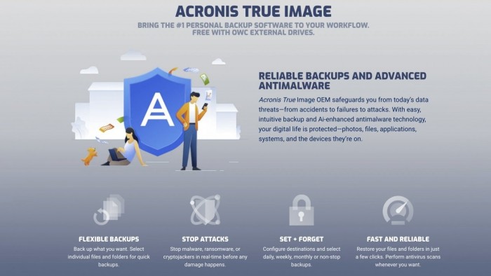 OWC与Acronis合作 保护用户备份免受勒索软件攻击