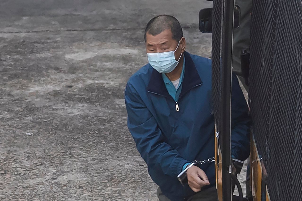 乱港分子黎智英涉两件非法集结案 共计判囚14个月