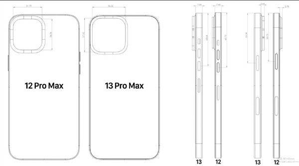 iPhone 13 Pro Max新品前瞻：机身变厚 将补齐续航短板