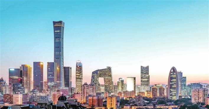 图中最高楼为北京中信大厦,是中国中信集团,中信银行(5.410,-0.05,-0.