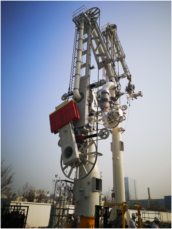 突破技术壁垒国内首台套16寸大口径lng卸料臂研制成功