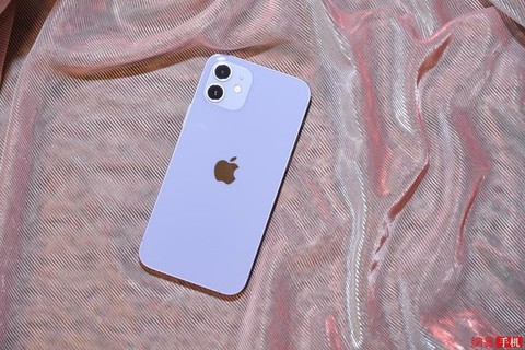感受春天的气息全新紫色iphone12真机体验