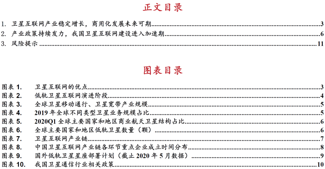 “东亚前海策略：产业政策持续发力 卫星互联网产业建设加速