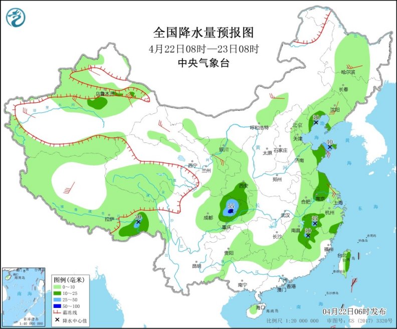 中东部降水过程“无缝衔接” 北方气温开启“震荡模式”