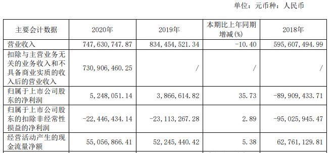 盛洋科技去年扣非后亏损 计提商誉减值准备733万元