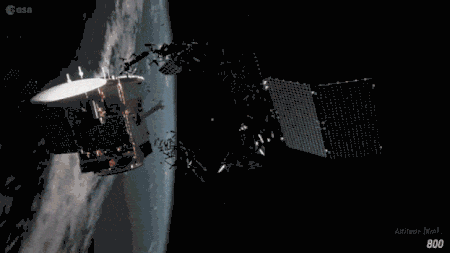 欧空局专家展示如何采取行动来躲避太空碎片 以保证卫星安全