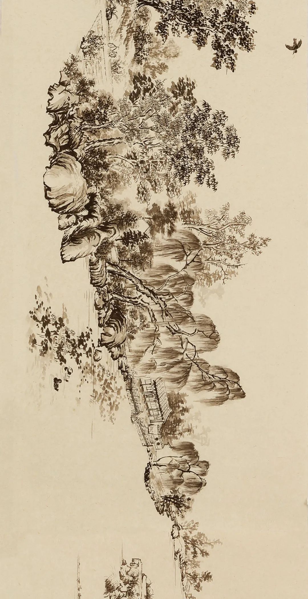 110棵树!献礼清华110周年校庆|国画_新浪新闻