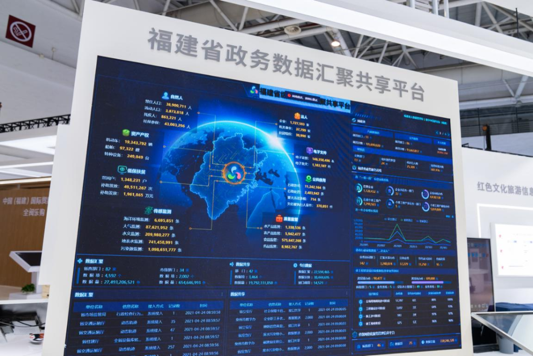 福建省政务数据汇聚共享平台.中国网信网李晓尹 摄