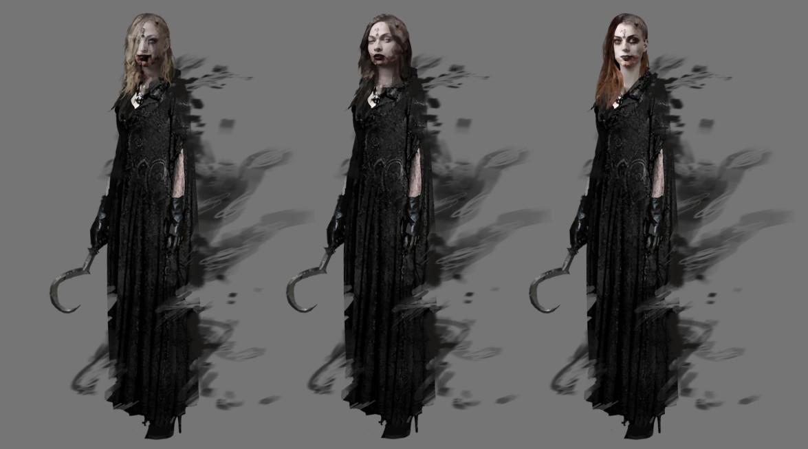 从左向右是贝拉,卡桑德拉,丹妮拉