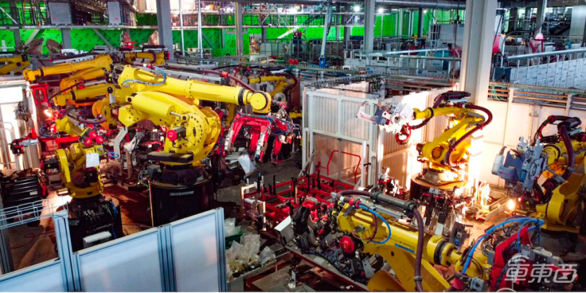 ▲得克萨斯Model Y工厂内部