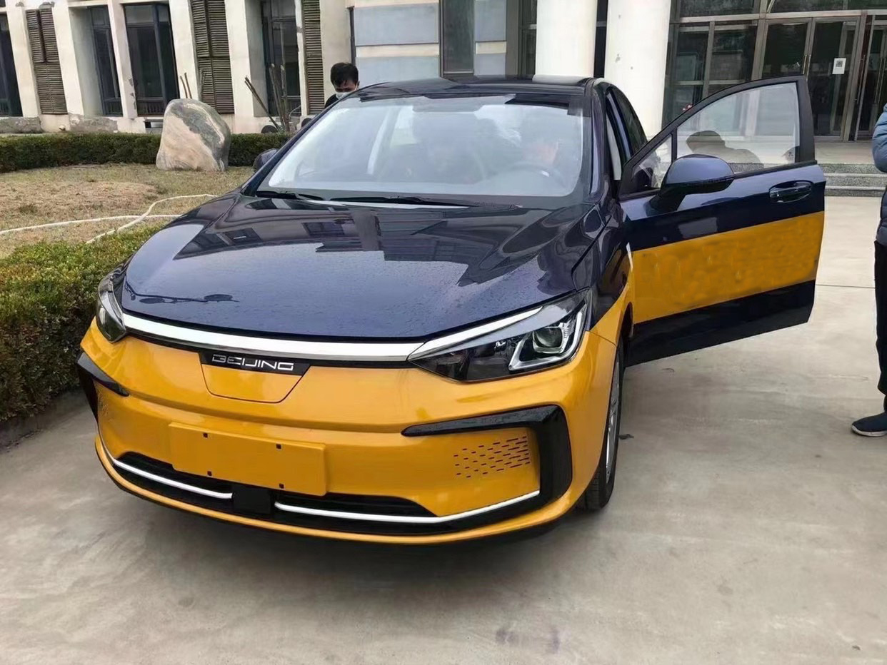 eu5换电出租车. 新京报贝壳财经记者 白昊天 摄