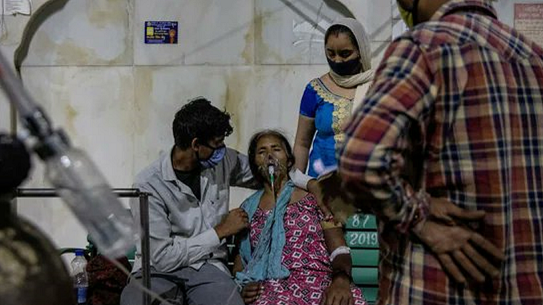 印度新增新冠肺炎确诊病例386452例 累计确诊超1876万例
