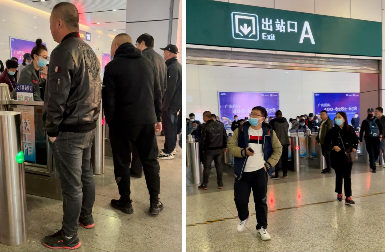 黑车司机闸口揽客哈尔滨西站出站添堵