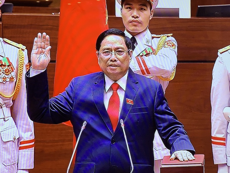 范明政当选新一届越南政府总理