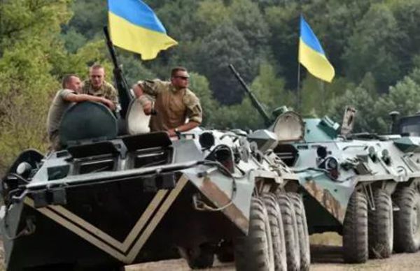 图说：乌军装甲部队在东部地区集结 图源：GJ