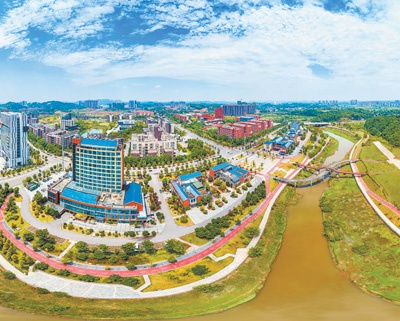 株洲云龙示范区鸟瞰  钟跃能摄