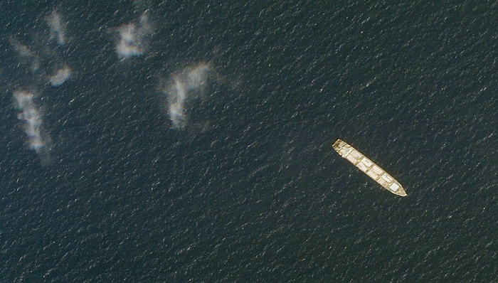 “萨维兹号”在红海。图片来源：视觉中国