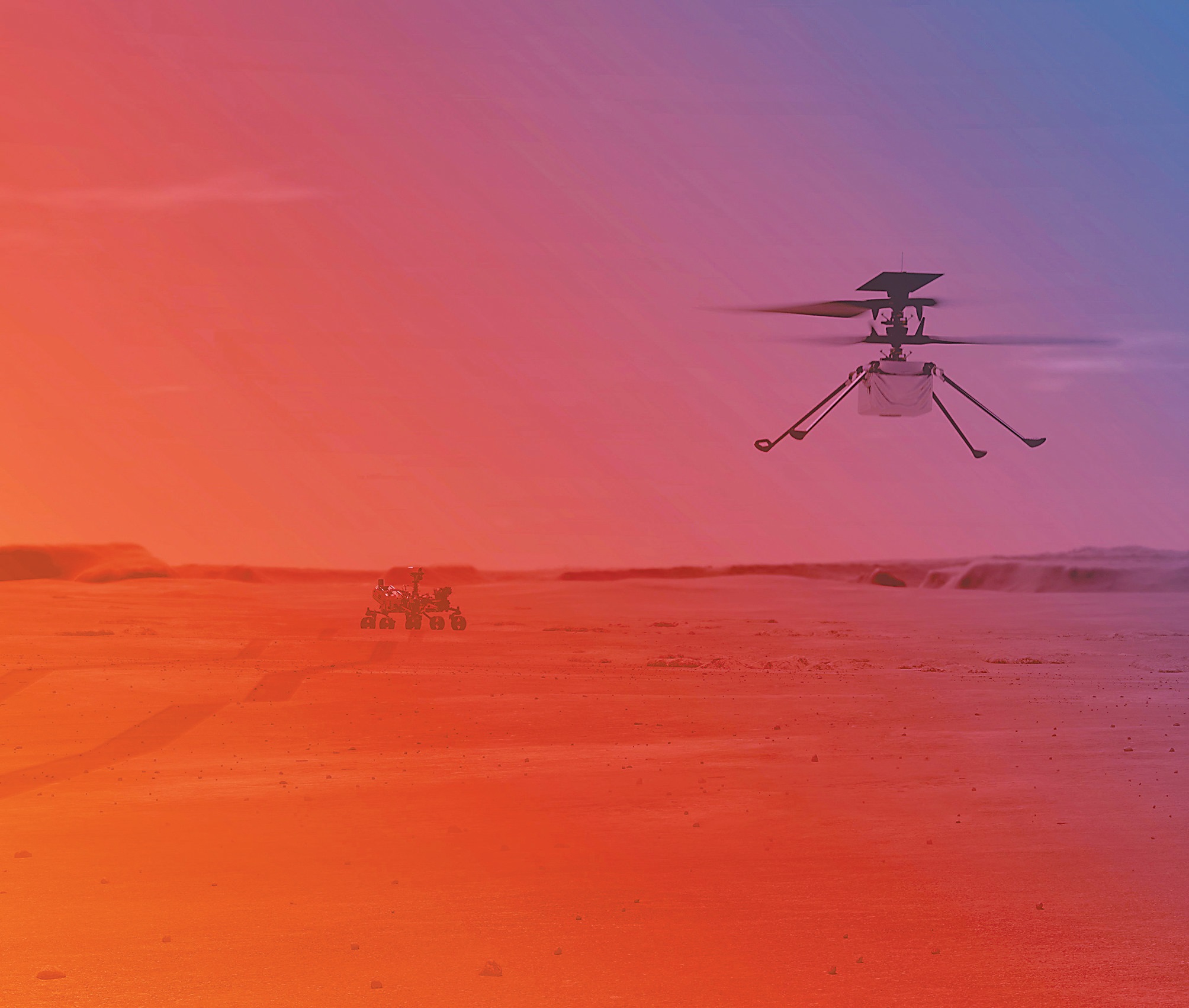 美“机智”号直升机将在火星首次试飞 难度有多大？