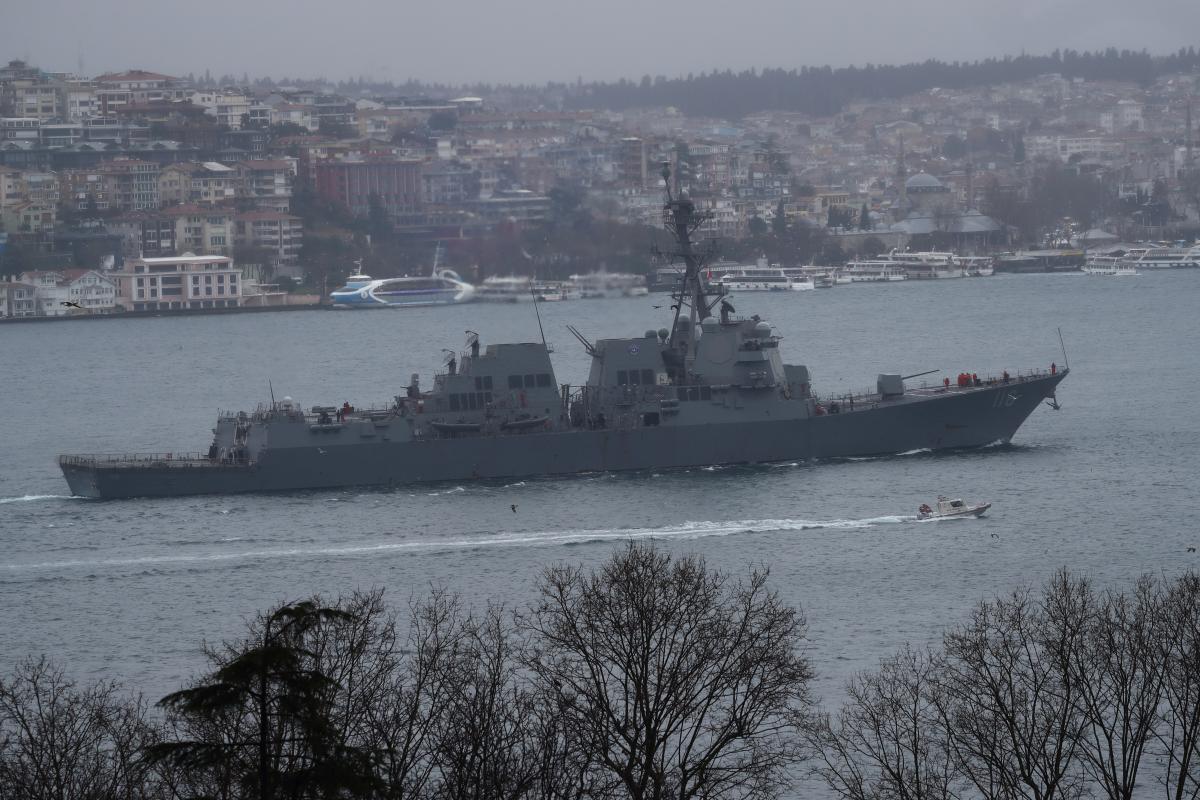土耳其外交部：美国军舰将通过土耳其海峡前往黑海