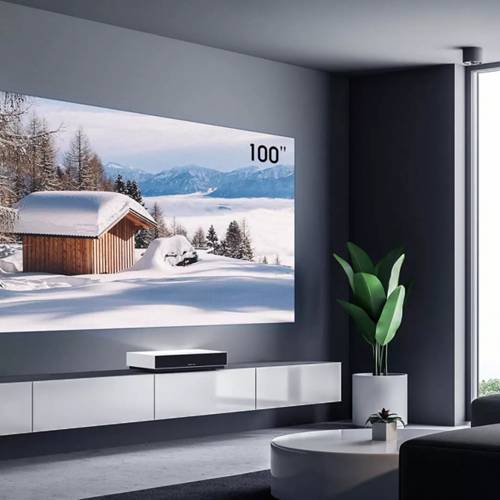 100英寸4k画面轻松带回家有品众筹上架峰米激光投影电视