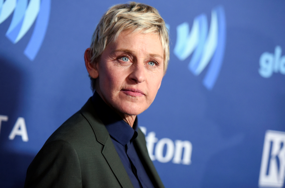 资料图:美国知名脱口秀《艾伦秀》主持人艾伦-德杰尼勒斯. 东方ic